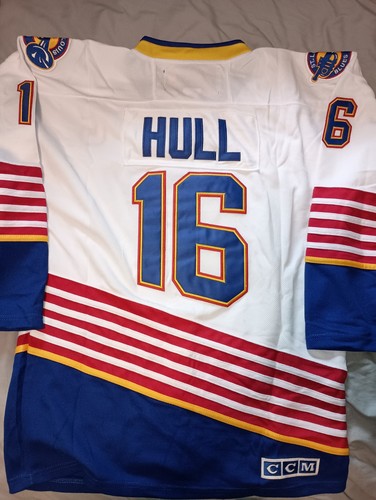 Brett Hull St. Louis Blues CCM Mens Vintage Heroes Jersey Size Large 50 NWT