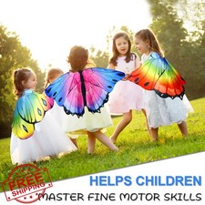 iROLEWIN Kids Butterfly Wings 10 Pack Fairy Dress Up Costume Party Favors