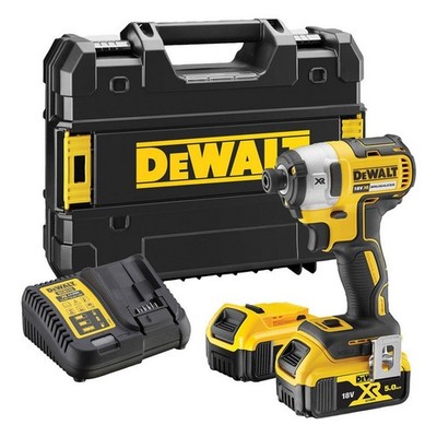 Dewalt DCF887P2 18V XR Brushless Schlagschrauber + 2x 5Ah Akkus, Ladegerät & Koffer