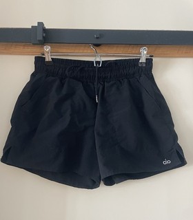 Alo Yoga Alumni Shorts Black Size Small