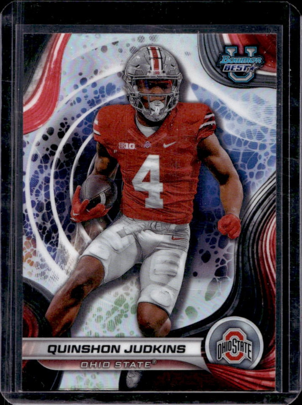 2024 Bowman Best U Quinshon Judkins Refractor #74 Buckeyes