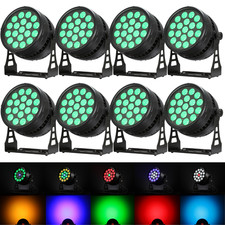 8pcs Real High Power 19X12W RGBW 4IN1 LED Par Light Outdoor Church Stage Lights