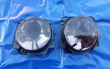 Scheinwerfer Frontscheinwerfer Streuscheibe VW Golf 2 Jetta 2 schwarz Fadenkreuz