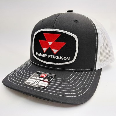 Massey Ferguson Tractor Hat Embroidered Patch Cap Mesh Snapback Richardson 112