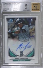 2014 Bowman Draft Chrome Pick Alex Jackson #BCA-AJ BGS 9 MINT Auto 2a9
