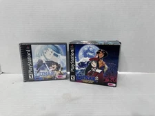Lunar 2 Eternal Blue Sony Playstation 1 PS1 w/Pendant - Tested