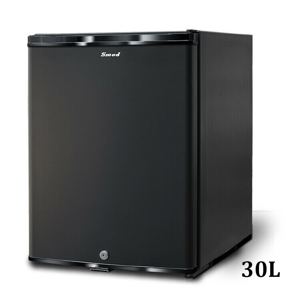 Smad Mini Fridge with Lock Compact Refrigerator for Bedroom Dorm Office No Noise