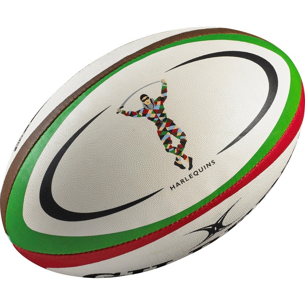 Gilbert Harlequins Mini Replica Rugby Ball