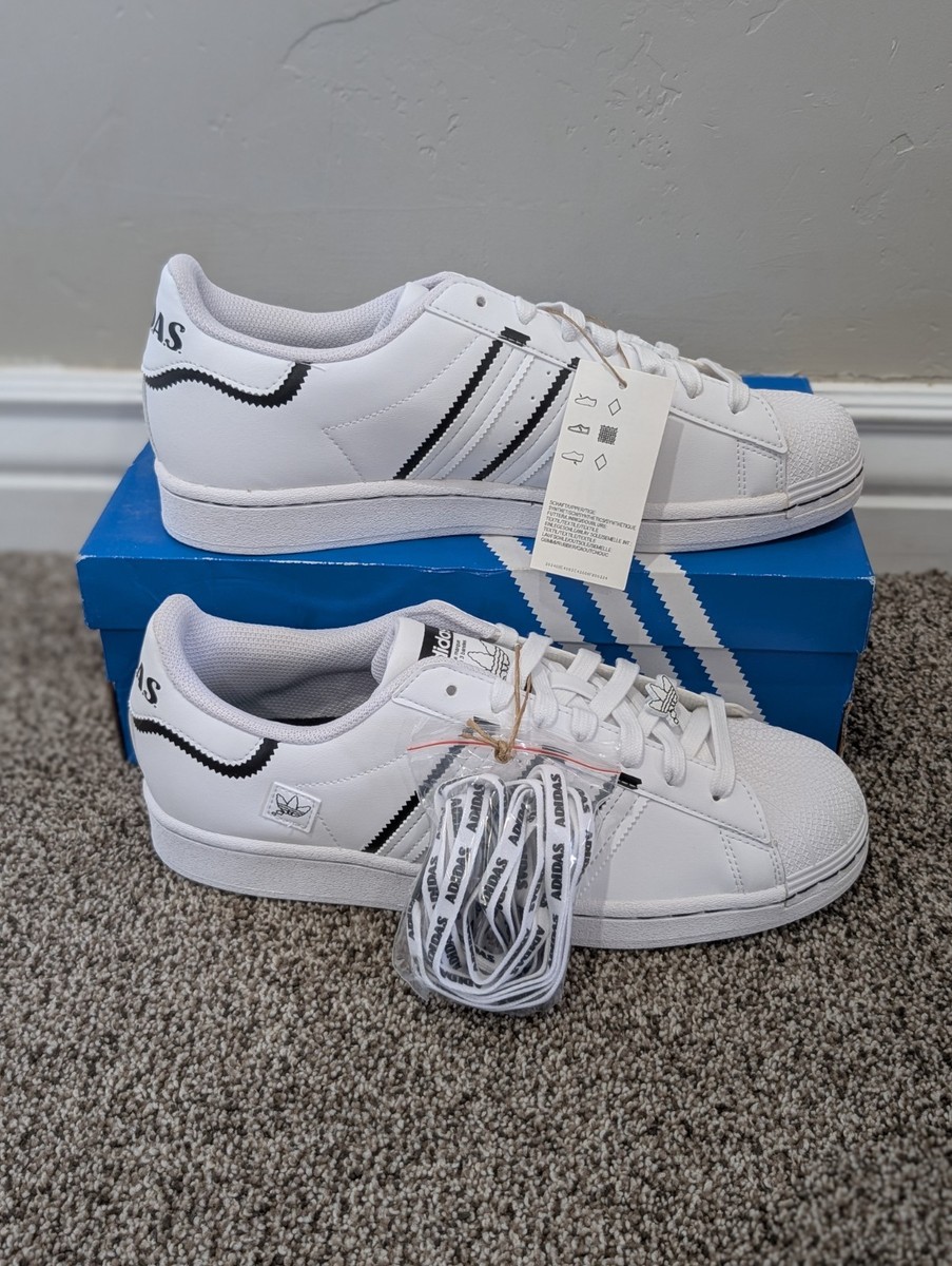 adidas gazelle silver green womens adidas Superstar Shoes White/Black/Green H06192 main image 1