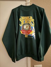 Vtg NOS Trench Mfg Co Sweatshirt 1988 World Series Oakland A’s Sz XL 46-48 MdUSA