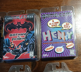 Lot of 8 NEW sealed Game Com games. Sonic Jam Duke Nukem Mortal Kombat and more!
