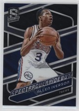 2023-24 Panini Spectra Spectacular Debut Allen Iverson #198 HOF 06v0