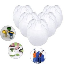5Pcs Paint Screen Net Paint Strainer Bag Latex Paint Screen Net with Elastic Kit