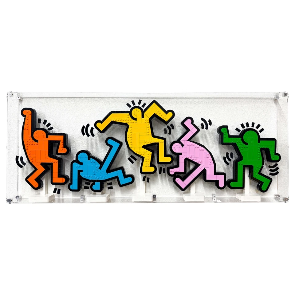 乐高® 31216 Art Keith Haring 壁挂式展示盒 - 跳舞玩偶 — 第 2/2 张图片