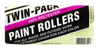 Linzer Products RC133-0900 Polyester Paint Roller Covers, 3/8" X 9", 2-Pack