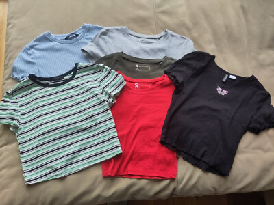 6x T-Shirt Damen/Mädchen Shein, H&M und FSBN Sisters - TOP***