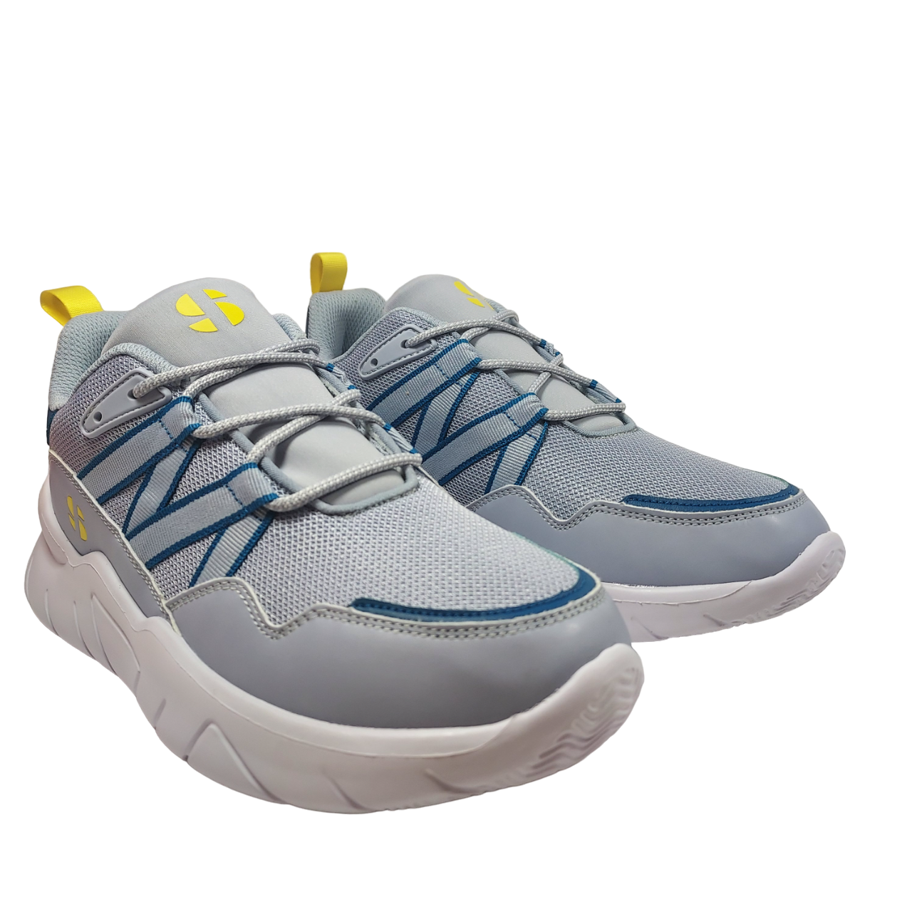 SAOLA Sports Illustrated Uomo 8.5 NUOVO Msniko J Imbottito Ultra Lite Sneaker Grigio Blu