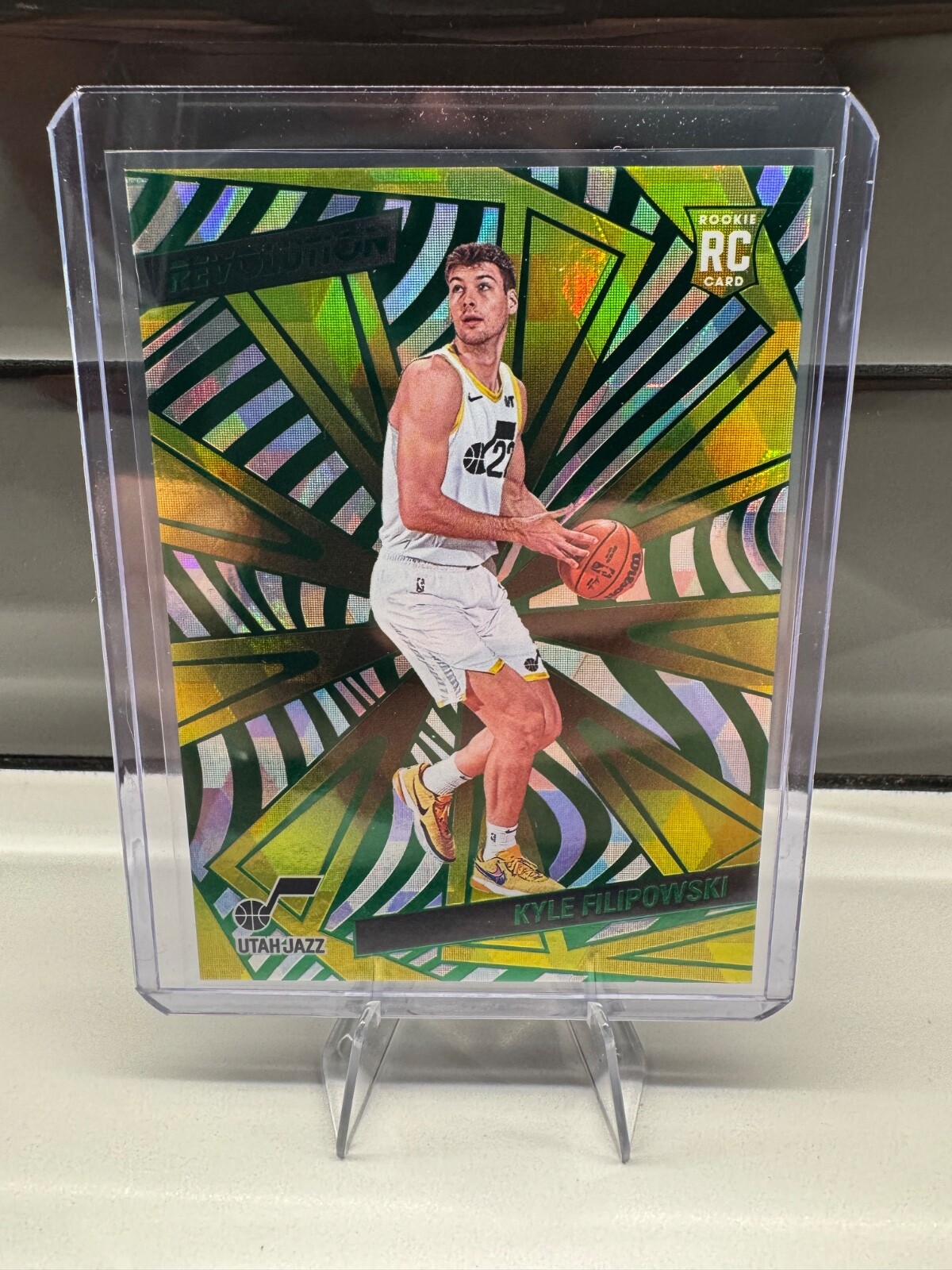 2024 Panini Revolution - Kyle Filipowski Cubic Refractor RARE/50 #146 (RC) Jazz
