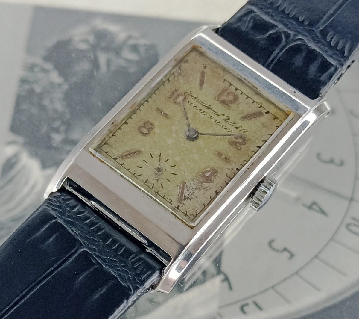Iwc top rectangular watch