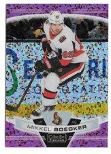 2019-20 Mikkel Boedker O-Pee-Chee OPC Platinum Violet Pixels 268/399 - Senators