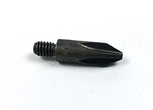 Phillips 12-24 Screw Shank Threaded Drive Bit No 2 6pk 1-3/16'' OAL Apex 552-1