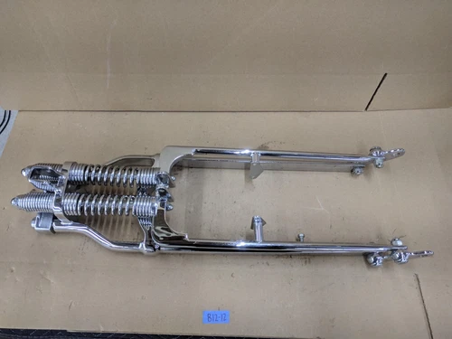 Inline Springer Front End Forks 3/4" Axle For Harley-Davidson Softail Models