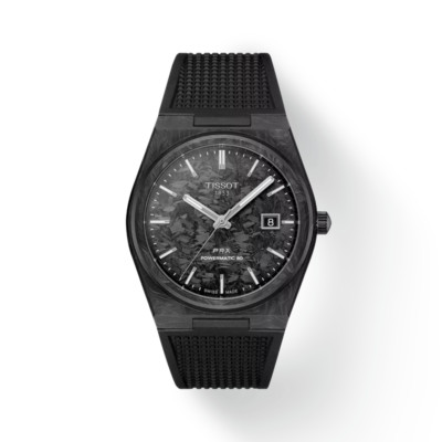 New Tissot PRX Powermatic 80 Carbon  Men's Watch T137.907.97.201.00