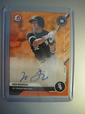 2021 BOWMAN NEXT AMERICA'S TOP 100 PROSPECTS NICK MADRIGAL ORANGE AUTO - BA-53C