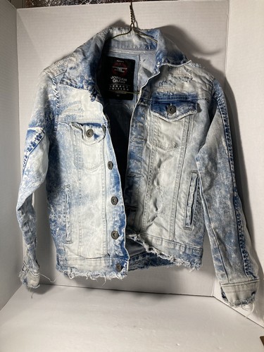 Distressed Washed Jean Jacket | eBay
