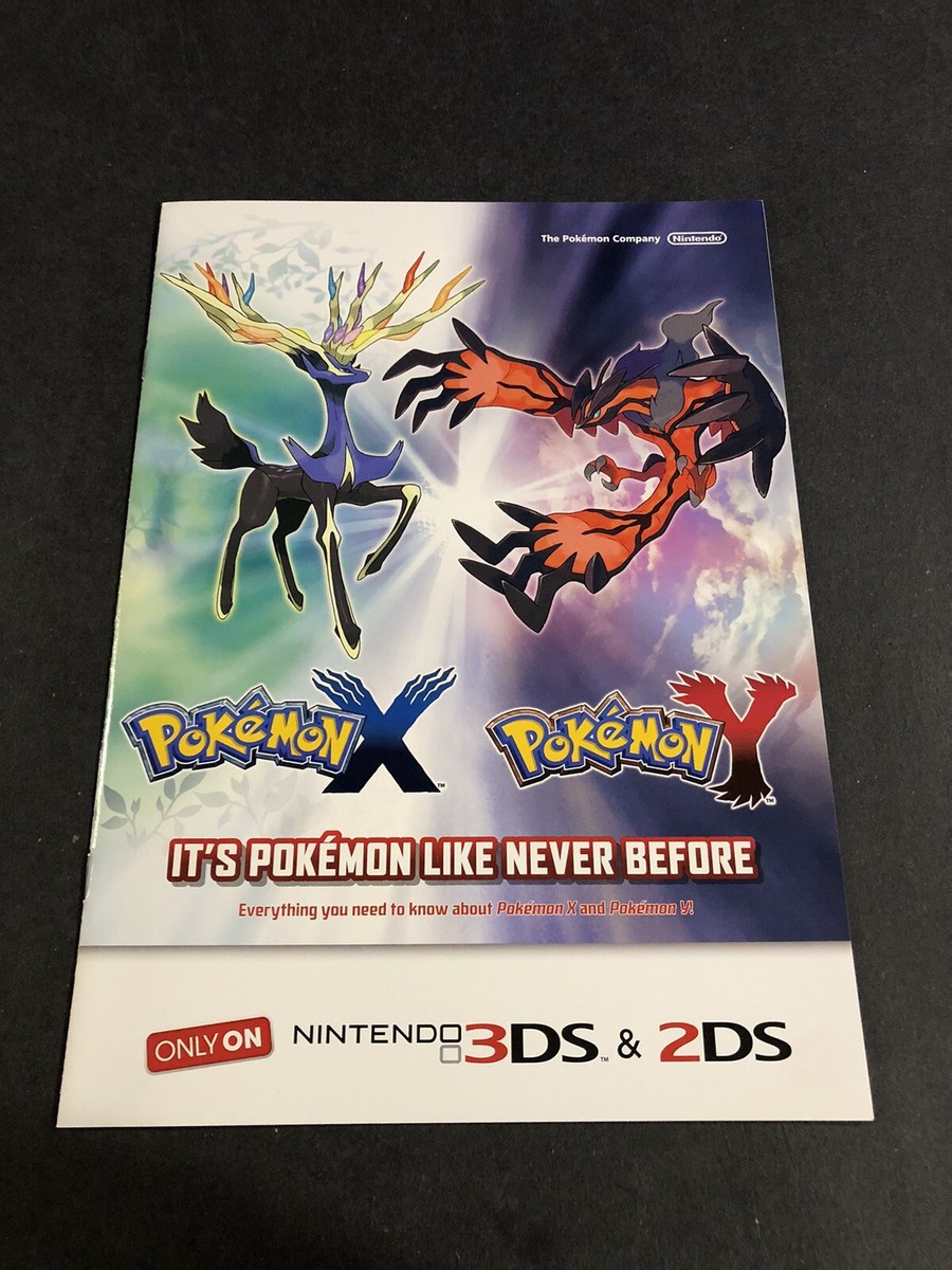 Pokémon X Y Promo Brochure Everything You Need To Know 2ds 3ds