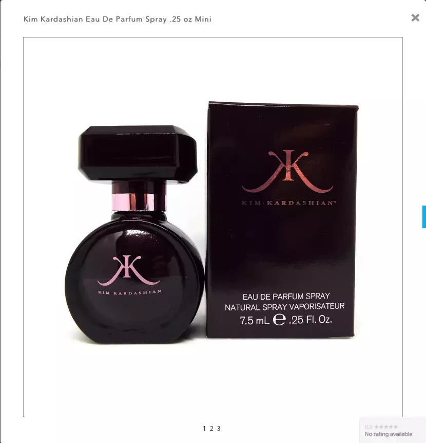 Kim Kardashian Eau De Parfum Spray .25 oz Mini Travel Purse Size