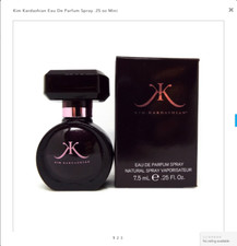 Kim Kardashian Eau De Parfum Spray .25 OZ Mini Cartera de Viaje Talla Nuevo de Lote Antiguo