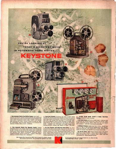 Vintage Keystone Criterion Model A-9 16mm Movie Camera Made in USA