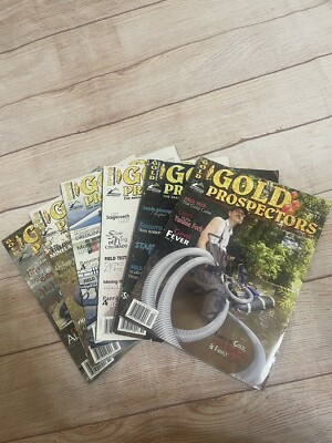 Vintage Gold Prospectors 2011 full set 6 magazines Gold, Gem & Treasure Hunting