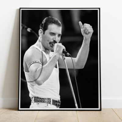 Queen Freddie Mercury Live Aid Concert King Size Poster - 30''x24'' (#489)