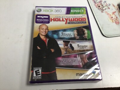 XBOX 360 BRAND NEW SEALED HOLLYWOOD WORKOUT KINECT