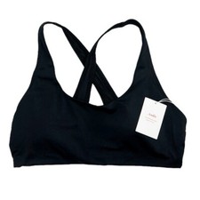 Andie Bikini Top Women's M Black The Caledonia Top NWT 7770 AT200