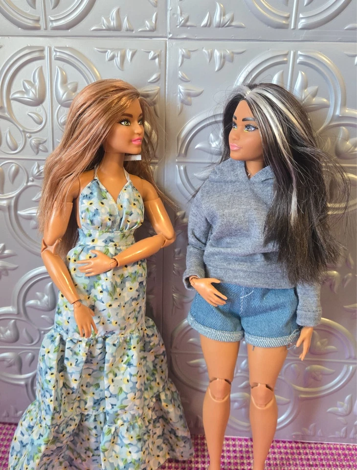 Barbie Curvy Realistic Clothes Made to Move Hybrids~ NO DOLLS #6 Outfit +Bonus  - Image 4 of 4