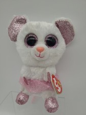 NEW 2021 TY Beanie Boos NINA the Mouse Stuffed Animal Toy Plush 6 Inches MWMTs