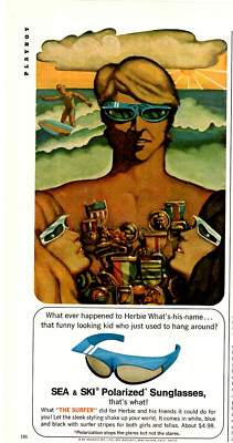 1967 Print Ad Renauld International Sunglasses Sea & Ski Polarized Sunglasses