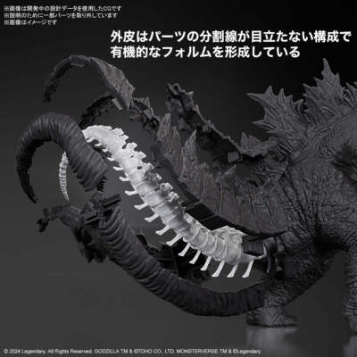Bandai Godzilla x Kong: The New Empire 2024 Godzilla Model Kit US