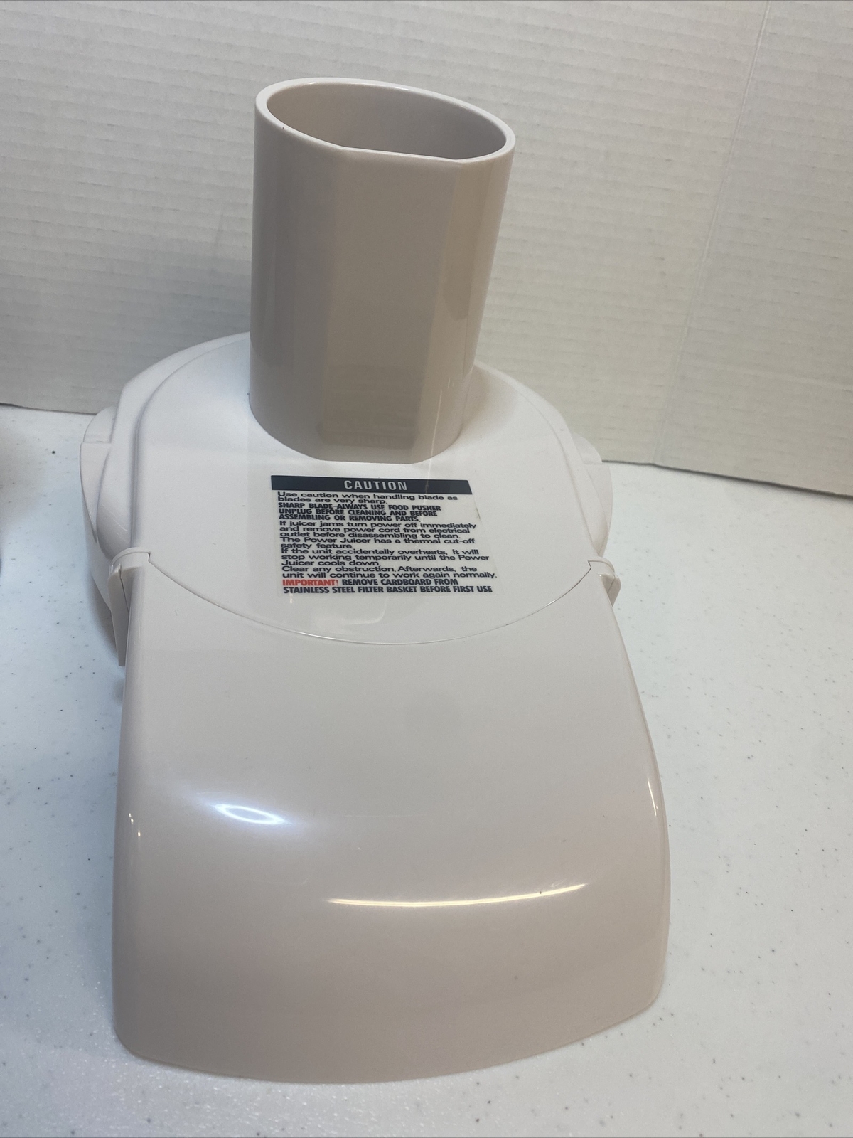 Jack LaLanne's Pusher Power Juicer Replacement Parts Model CL003AP