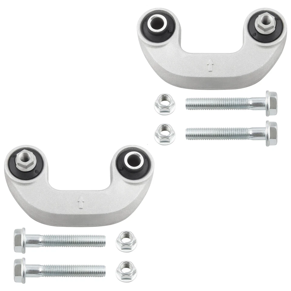 Barra estabilizadora delantera eslabones extremo exterior de barra estabilizadora 4 piezas para Audi S4 A4 Quattro Foto 3 de 4