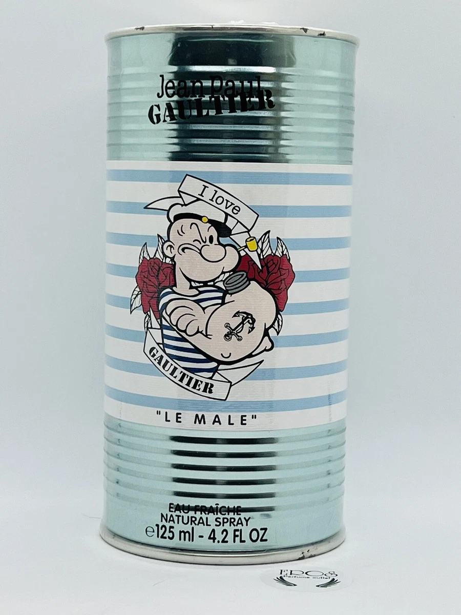 Jean Paul Gaultier Le Male Popeye Eau Fraiche 4.2 Oz EDT Sealed