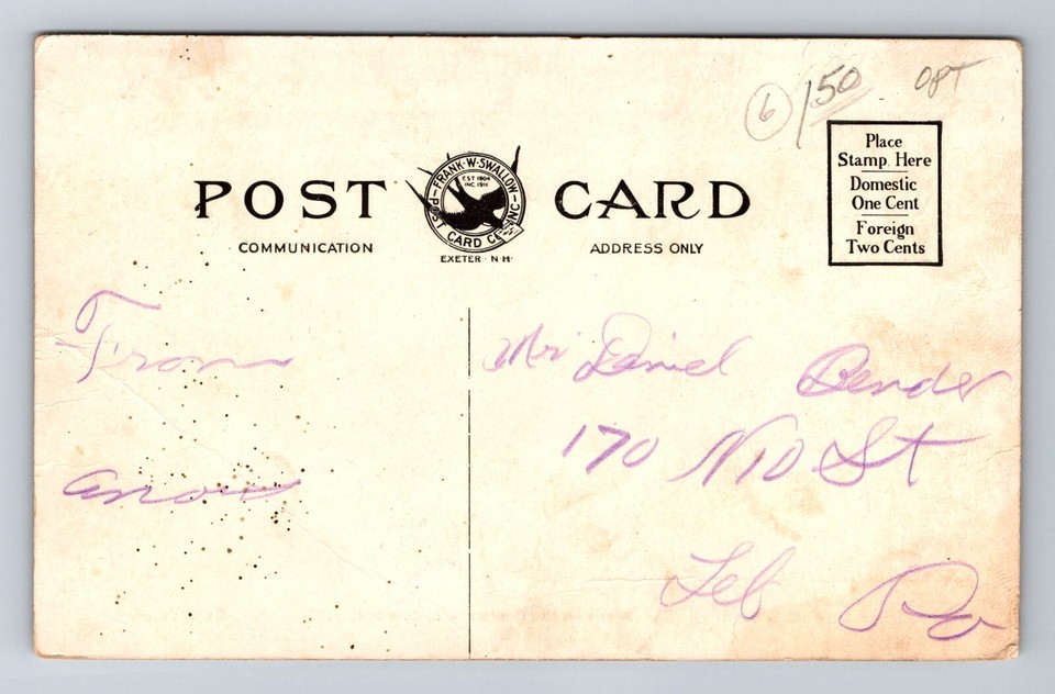 Scene on the Contoocook Concord New Hampshire Hand Colored Postcard eBay