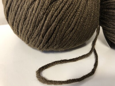 Lot De 5 Pelotes 100% Laine Mérinos Marron - Fabriqué En France, Aiguilles 3/3.5, Idéal Tricot/crochet
