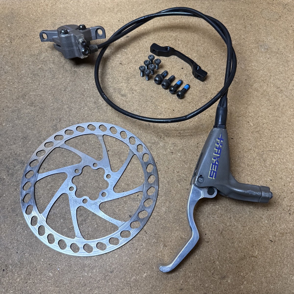Freins à Disque Hydrauliques Hayes Vintage - Leviers Et Étriers VTT - Lot PIÈCES