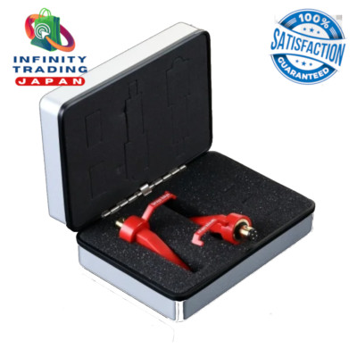 [2er Set / NEU] Taruya TW-01M Record Stylus Red Cartridge with Case DJ Play Box