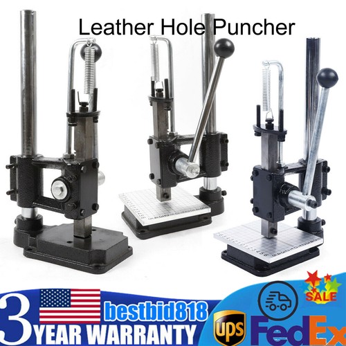 Leather Hole Puncher Hand Punching Machine Press Punch Tool Leather