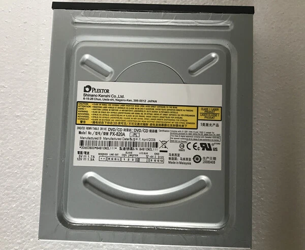 1PC NEW FOR PLEXTOR PX-820A IDE parallel port DVD burner optical drive black - Image 3 of 4